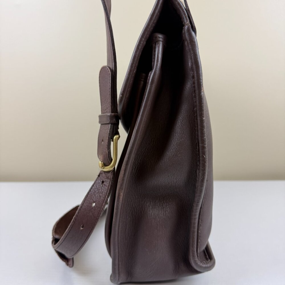 Vintage Coach Beekman Brown Leather Briefcase Laptop Bag Style 5266 - Picture 3 of 16